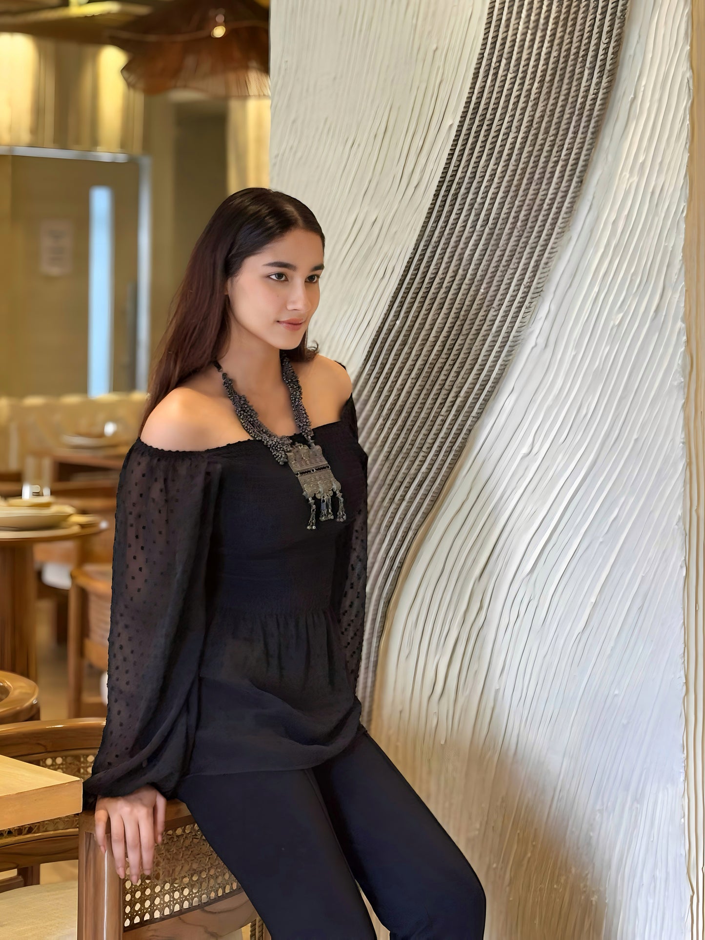 Short Smokey Tops || Black Short Top || Ladies Short Tops