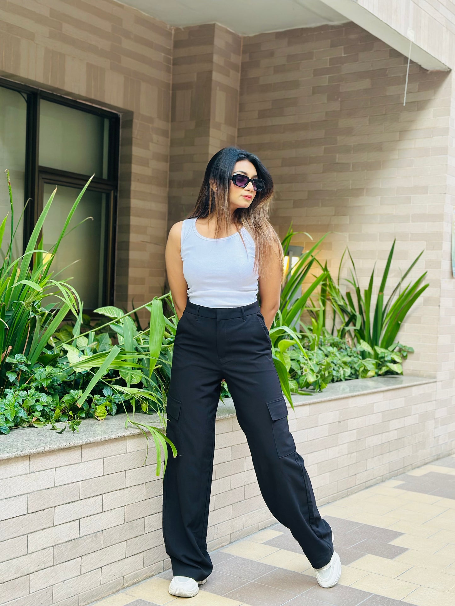 Tank Top || Sleeveless Crop Top || White