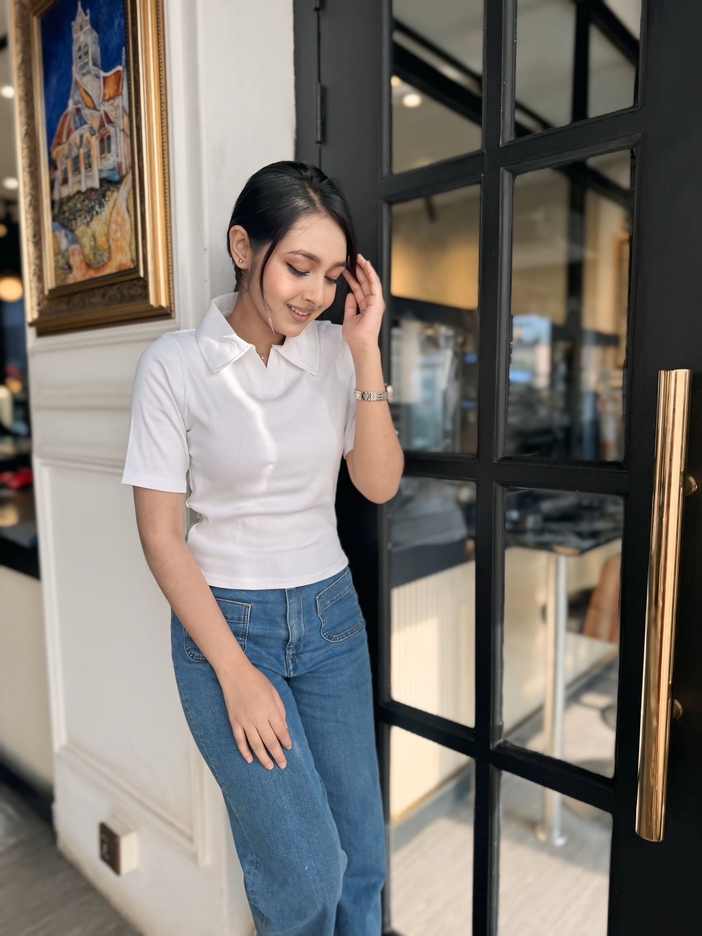 Polo T-Shirt || White