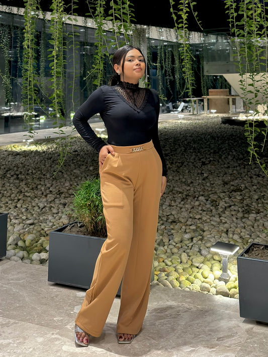 Bokless Straight cut Formal Pant || Ladies Formal Pant || Brown