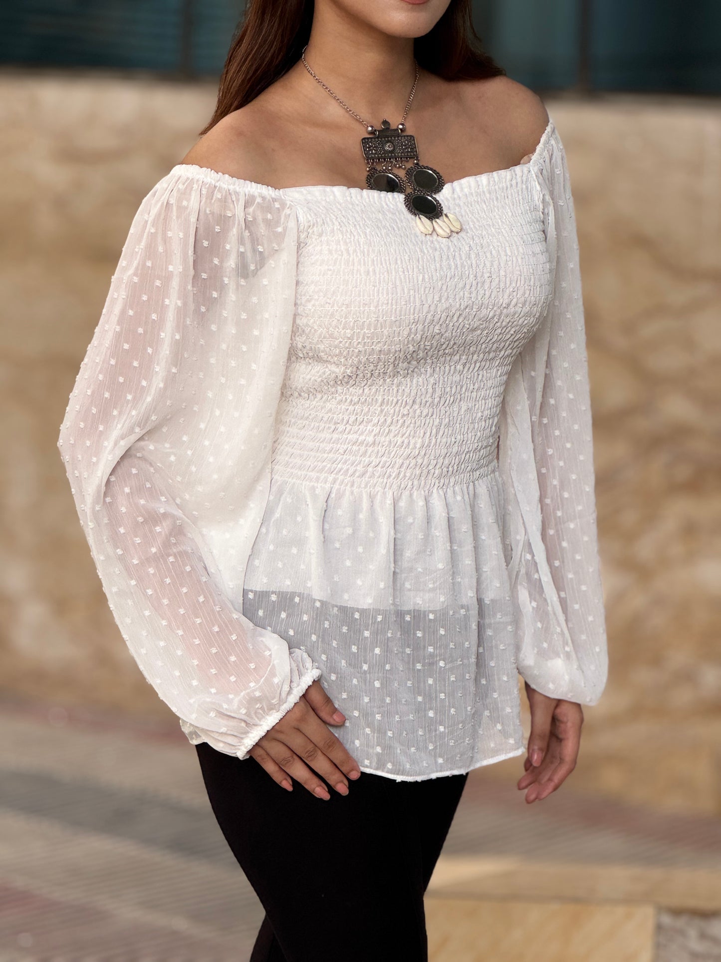 Short Smokey Tops || White Short Top || Ladies Short Tops