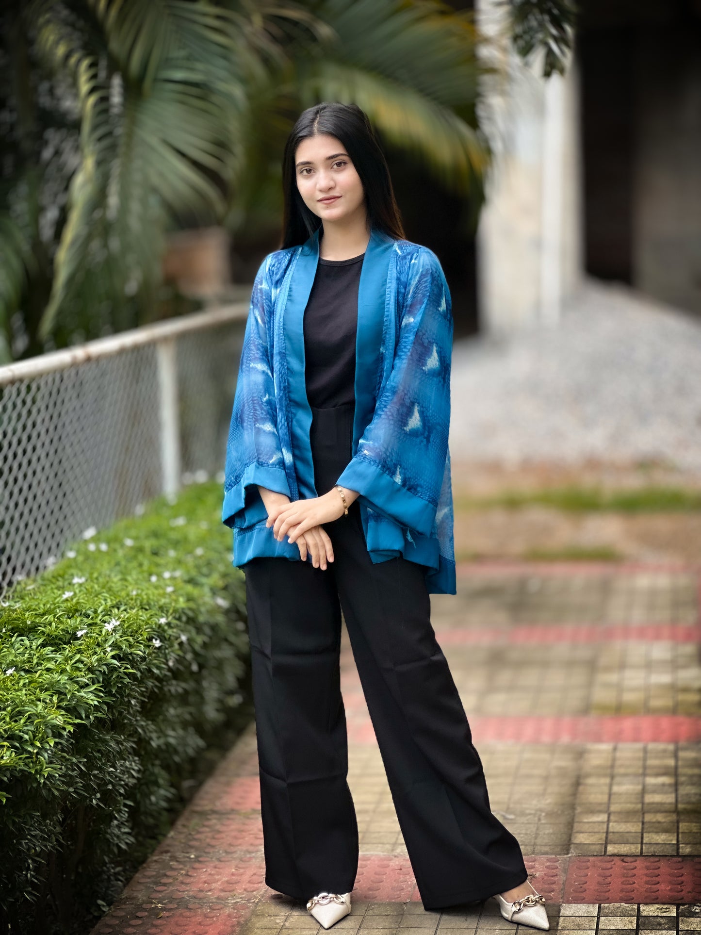 Short Kimono || Summer Wrap || Short Shrug || Short koti || Blue Snake