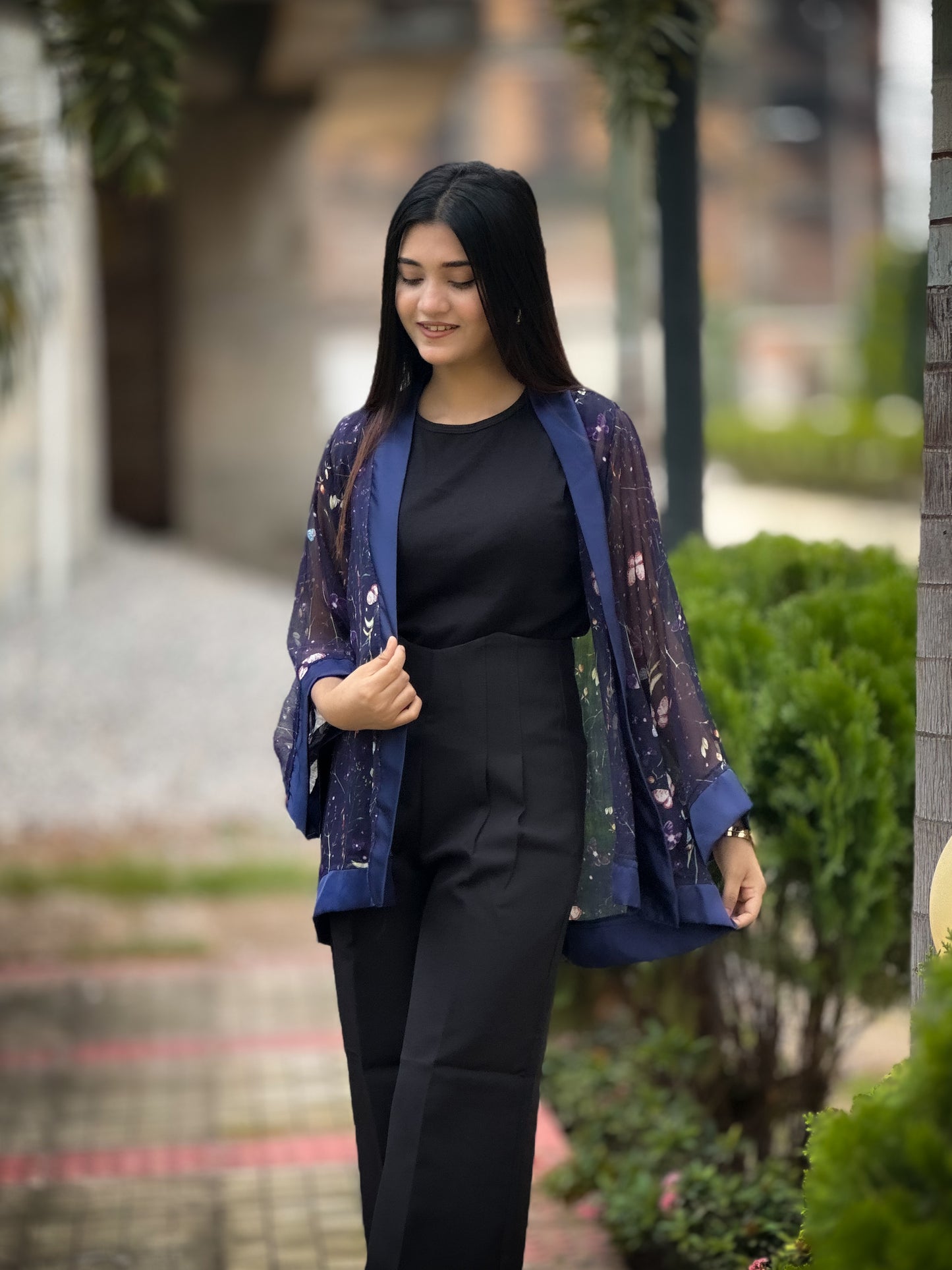Short Kimono || Summer Wrap || Short Shrug || Short koti || Blue Print