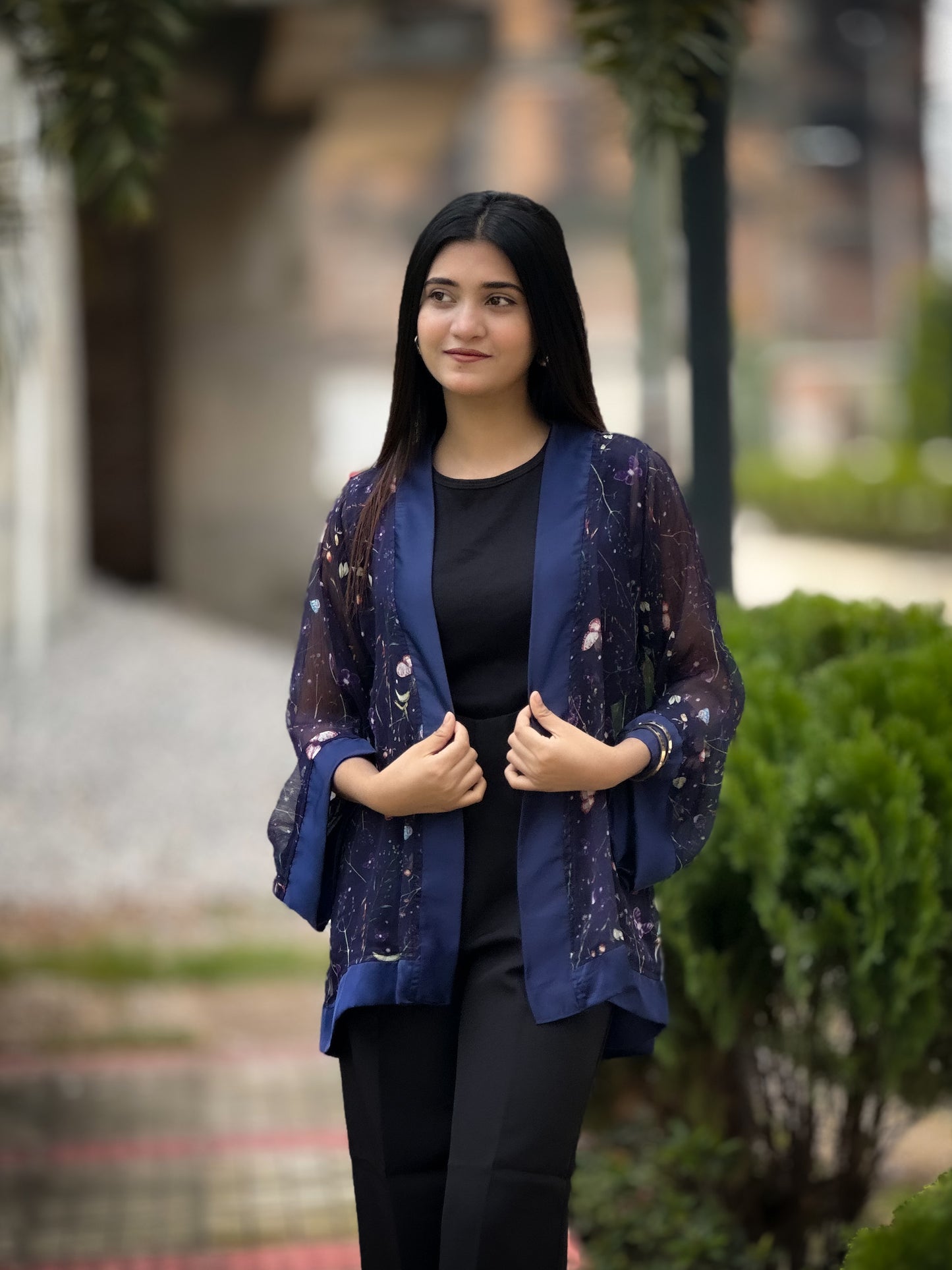 Short Kimono || Summer Wrap || Short Shrug || Short koti || Blue Print