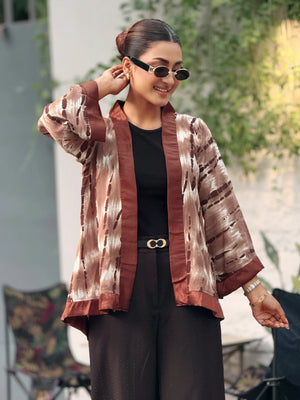 Short Kimono Tie-Dye Print Women Bangladesh – TrendyBuzz