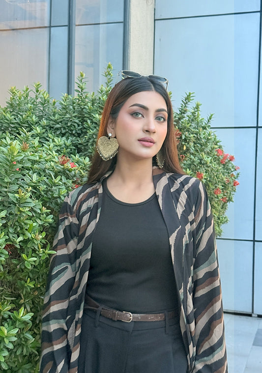 Ladies Long Shrug – Trendy Outerwear for Women || Rainbow 2