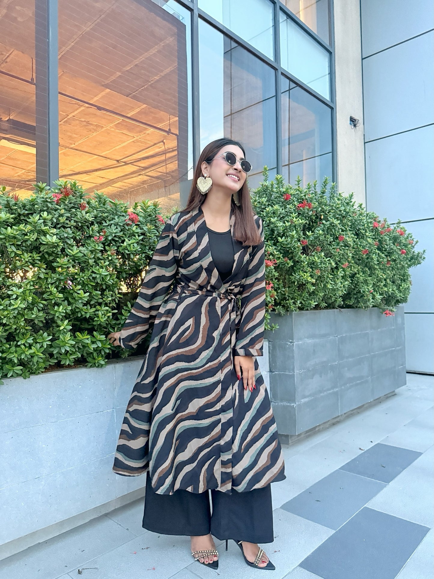 Ladies Long Shrug – Trendy Outerwear for Women || Rainbow 2