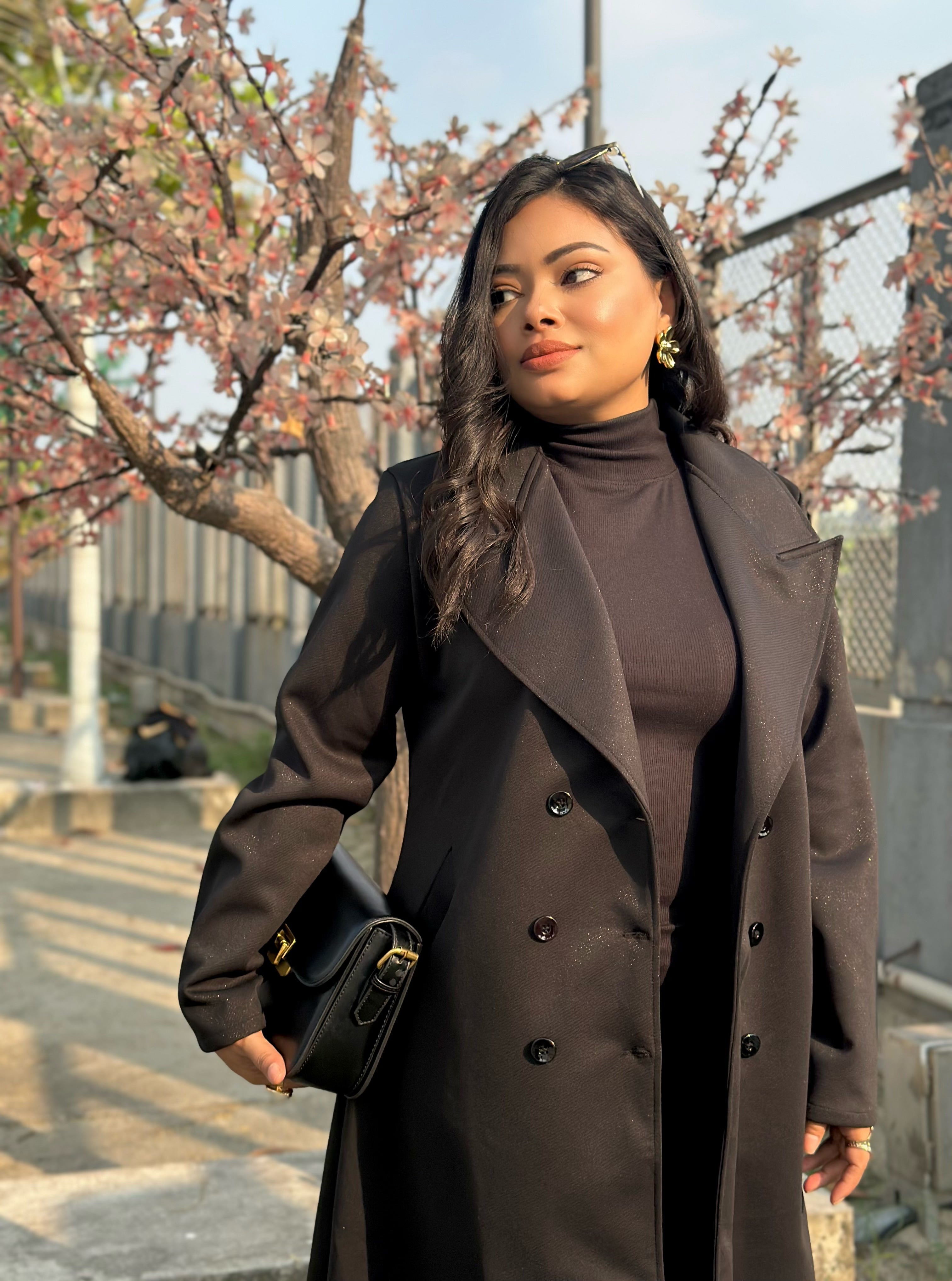 The Classy Long Overcoat – Elegant Winter & Formal Wear | Jacket || Black