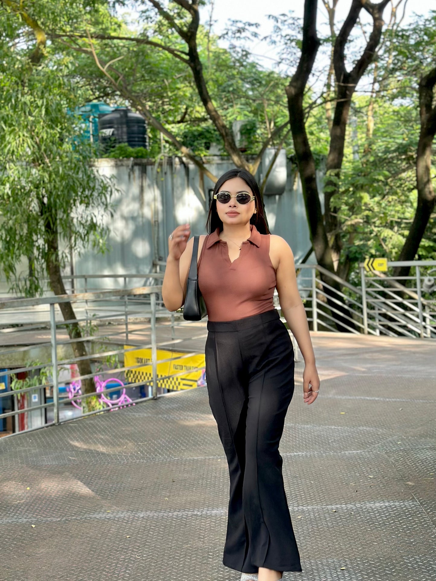Flare Pants || Ladies Pant || Black
