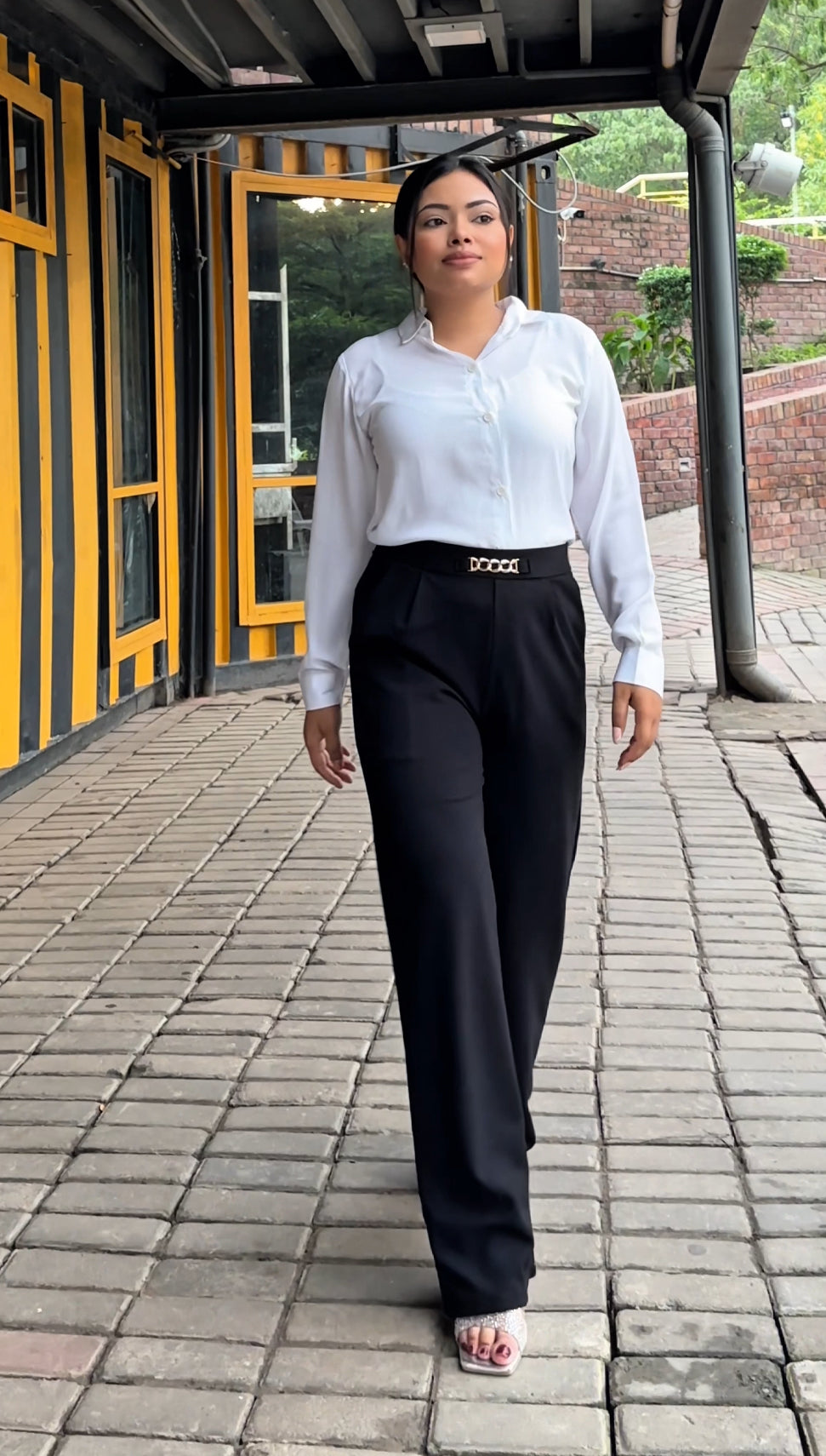 Bokless Straight cut Formal Pant || Ladies Formal Pant || Black