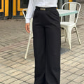 Bokless Straight cut Formal Pant || Ladies Formal Pant || Black