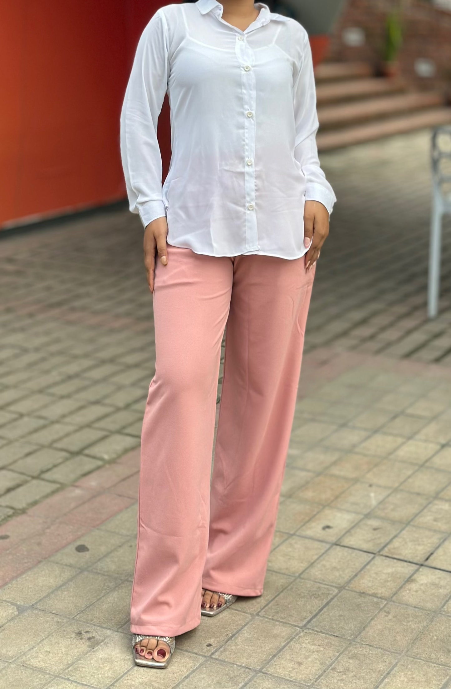 Bokless Straight cut Formal Pant || Ladies Formal Pant || Pink