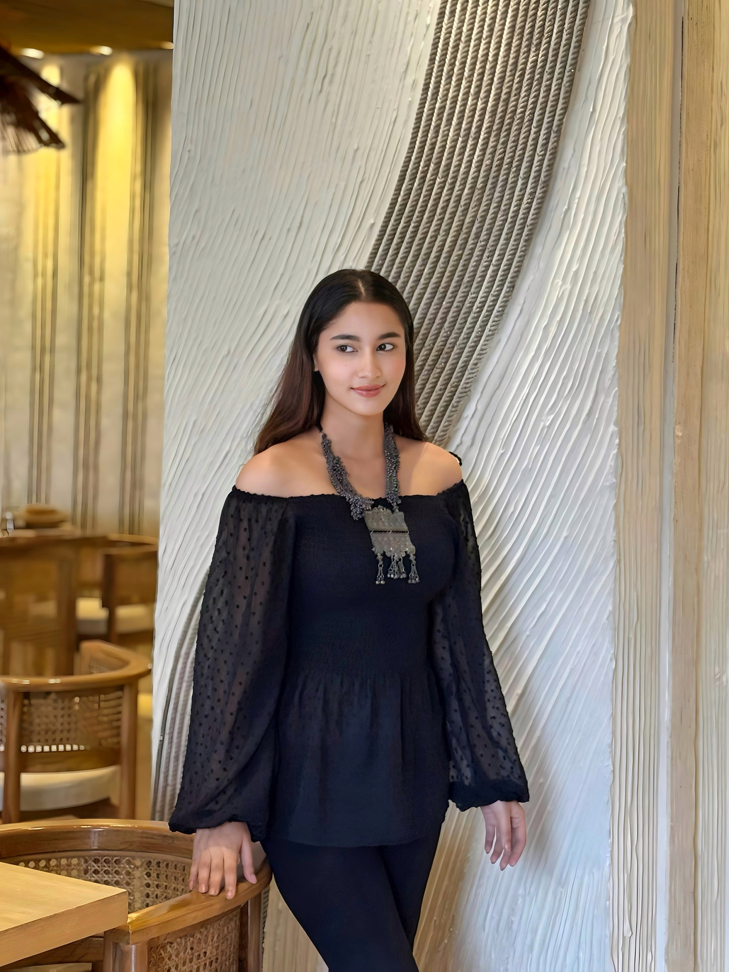 Short Smokey Tops || Black Short Top || Ladies Short Tops