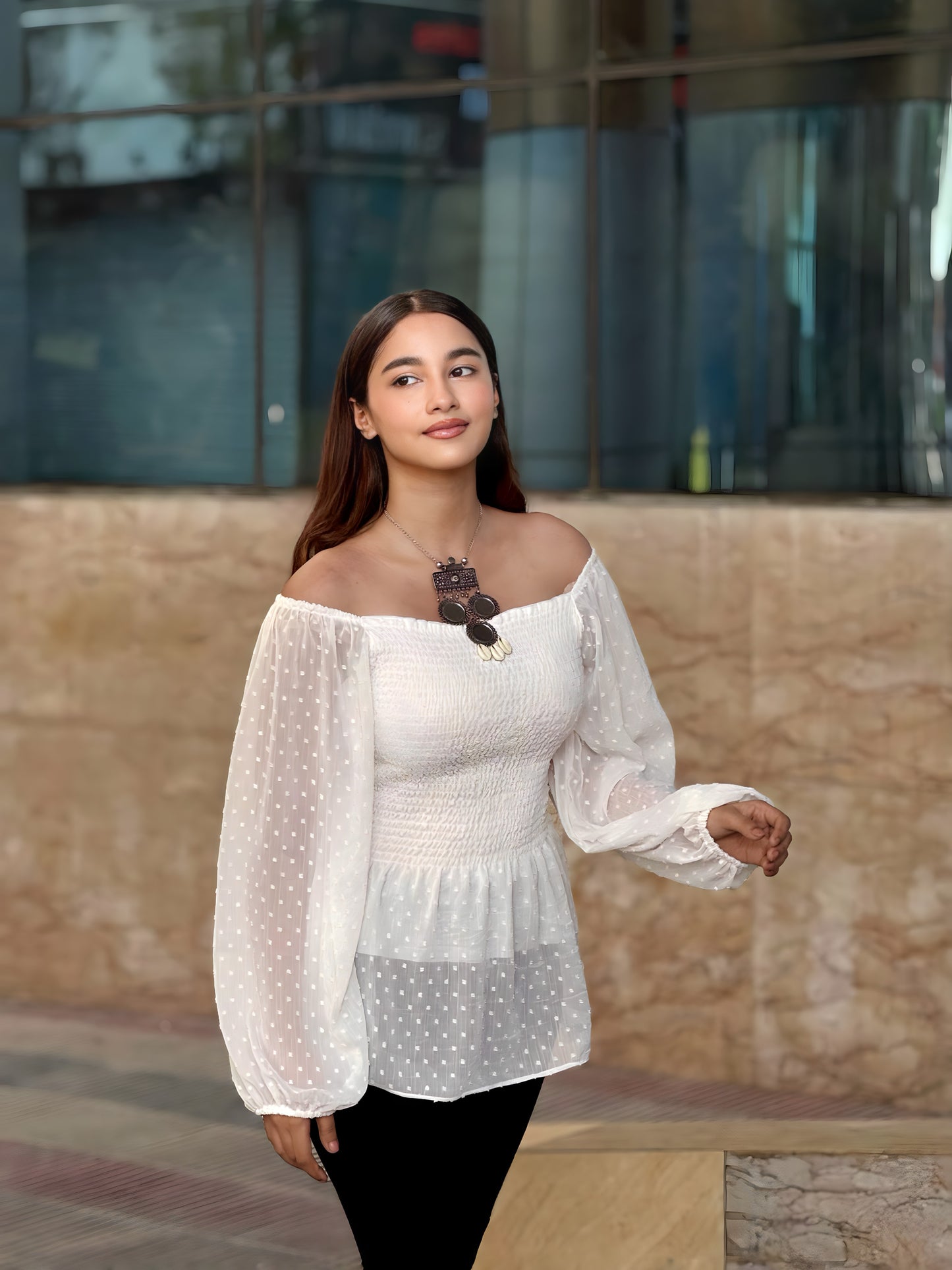 Short Smokey Tops || White Short Top || Ladies Short Tops