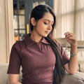 Polo T-Shirt || Dark Purple