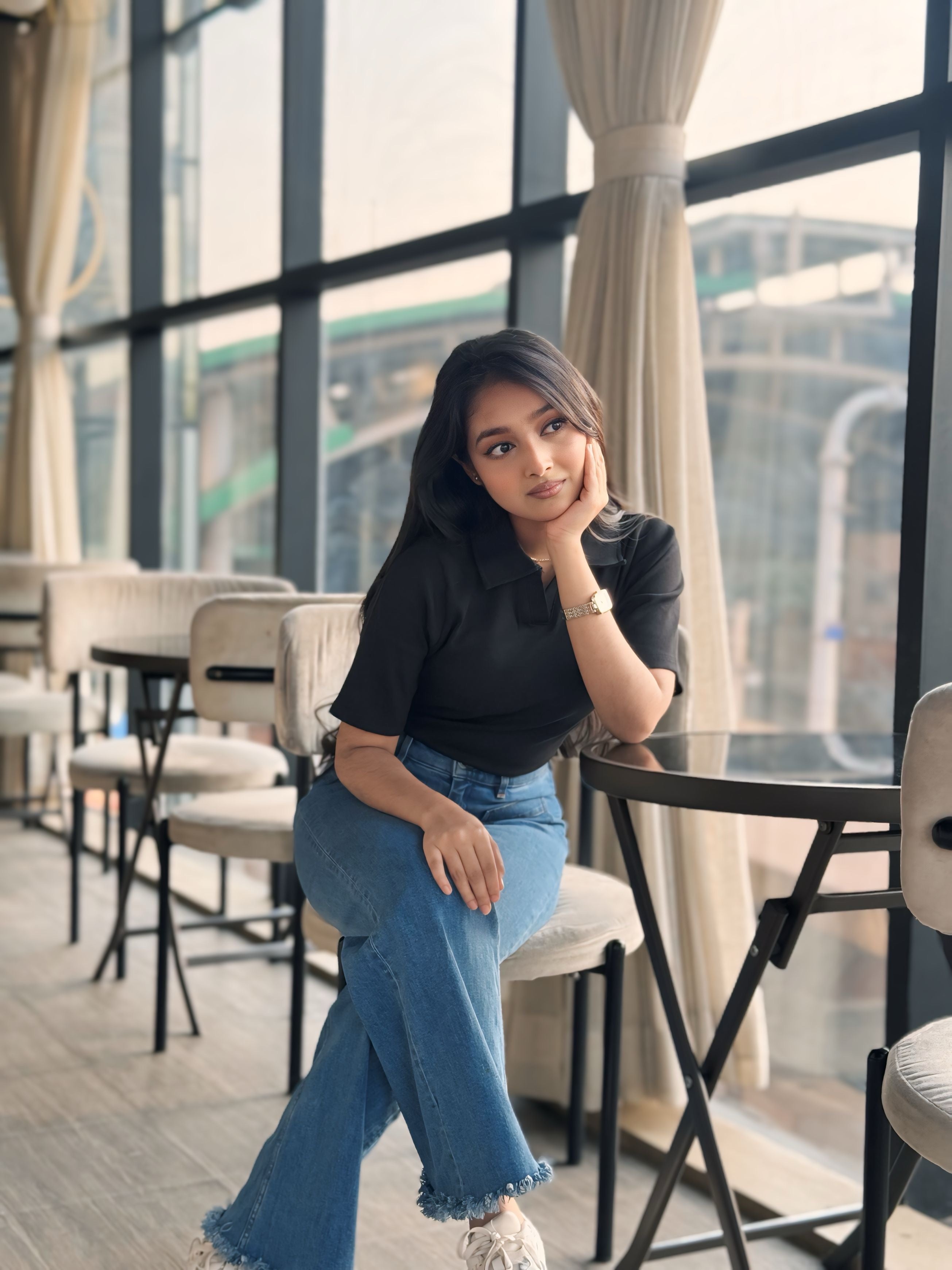 Polo T-Shirt || Black