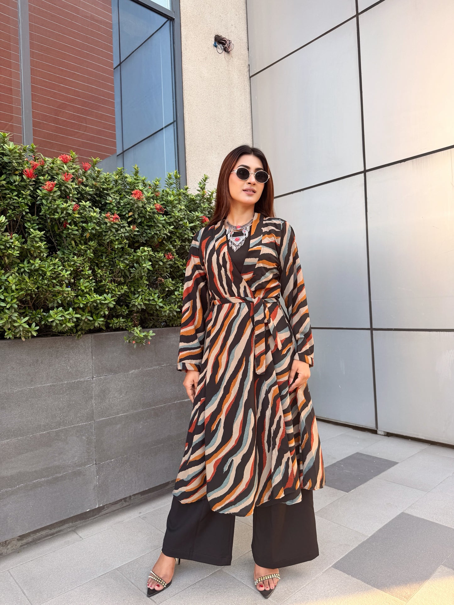 Ladies Long Shrug – Trendy Outerwear for Women ||  Rainbow