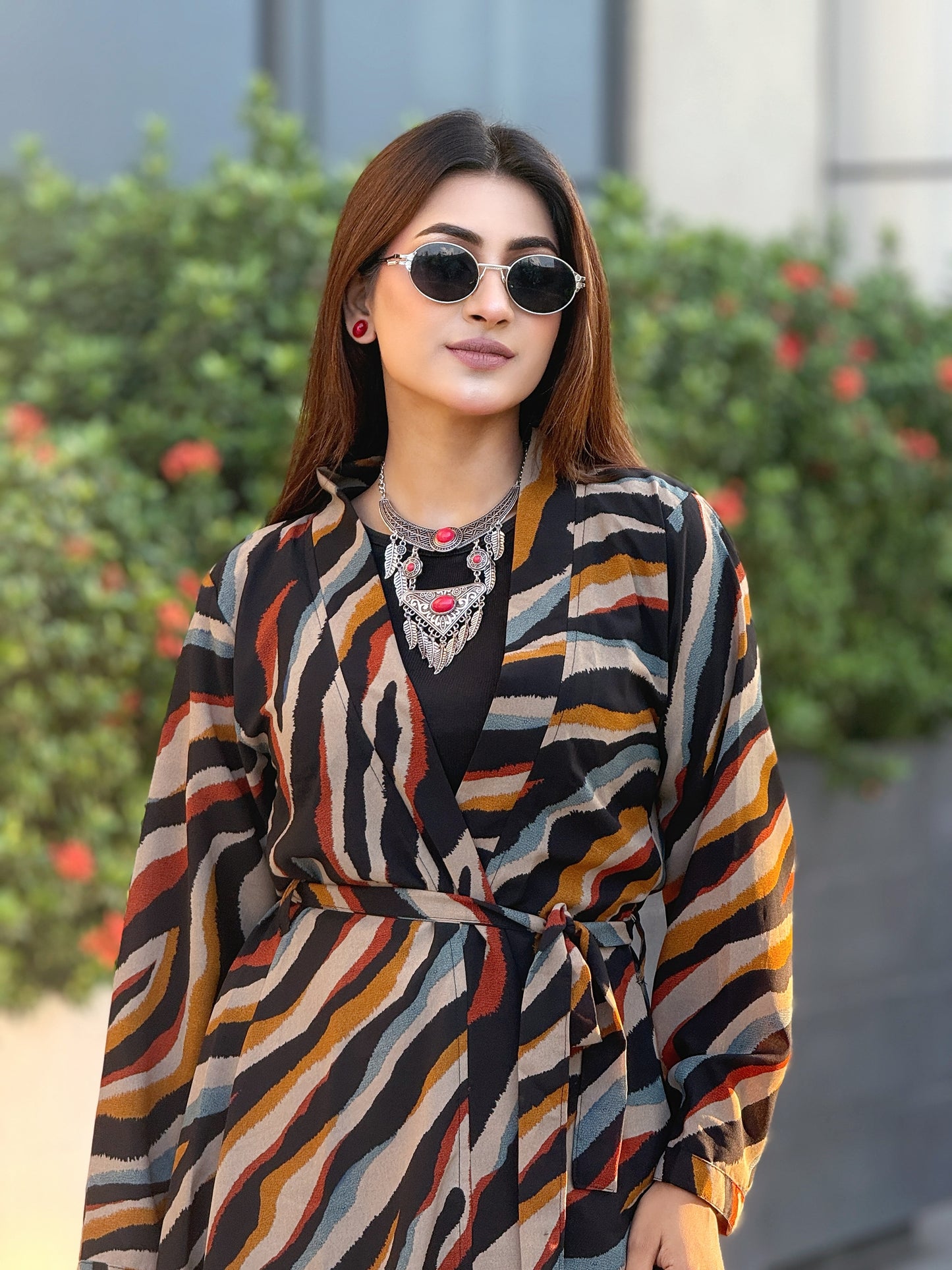 Ladies Long Shrug – Trendy Outerwear for Women ||  Rainbow