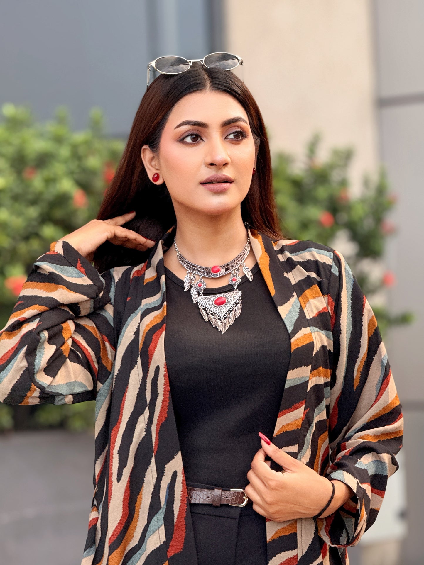 Ladies Long Shrug – Trendy Outerwear for Women ||  Rainbow