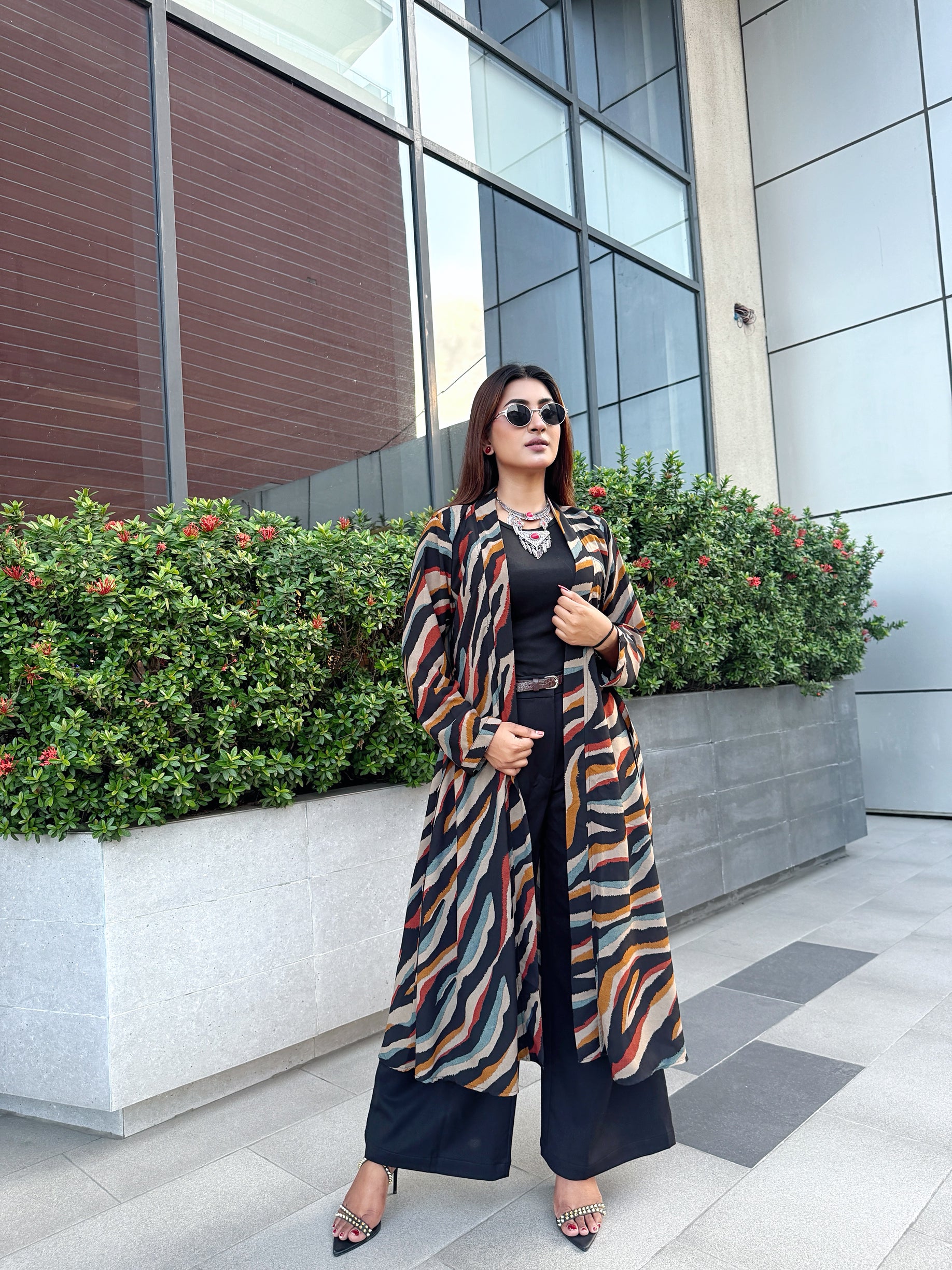 Ladies Long Shrug – Trendy Outerwear for Women ||  Rainbow