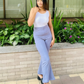 Flare Pants || Ladies Pant || Silver