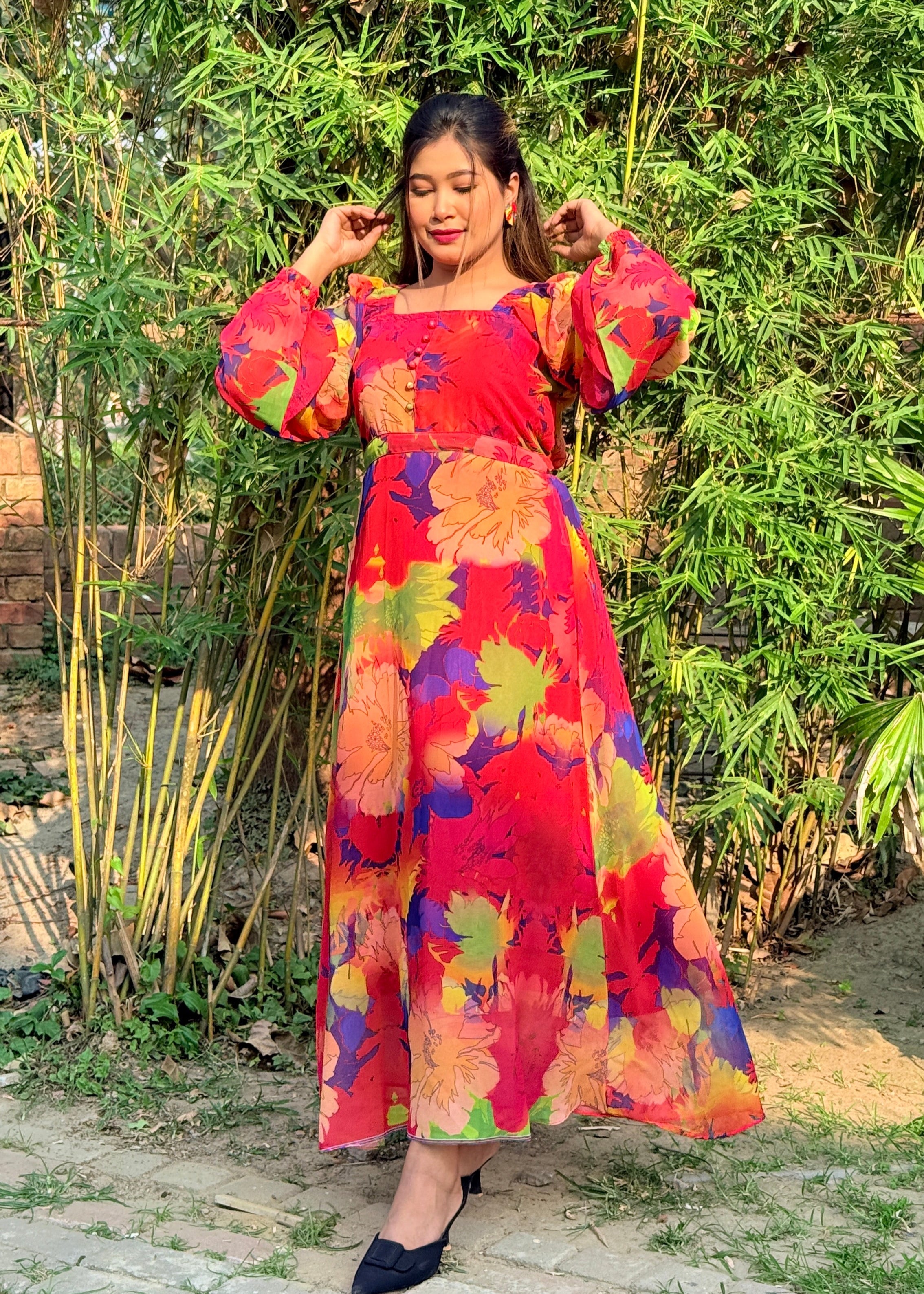 Ocean Gown || Long Beach Gown || Tour Gown || Multi