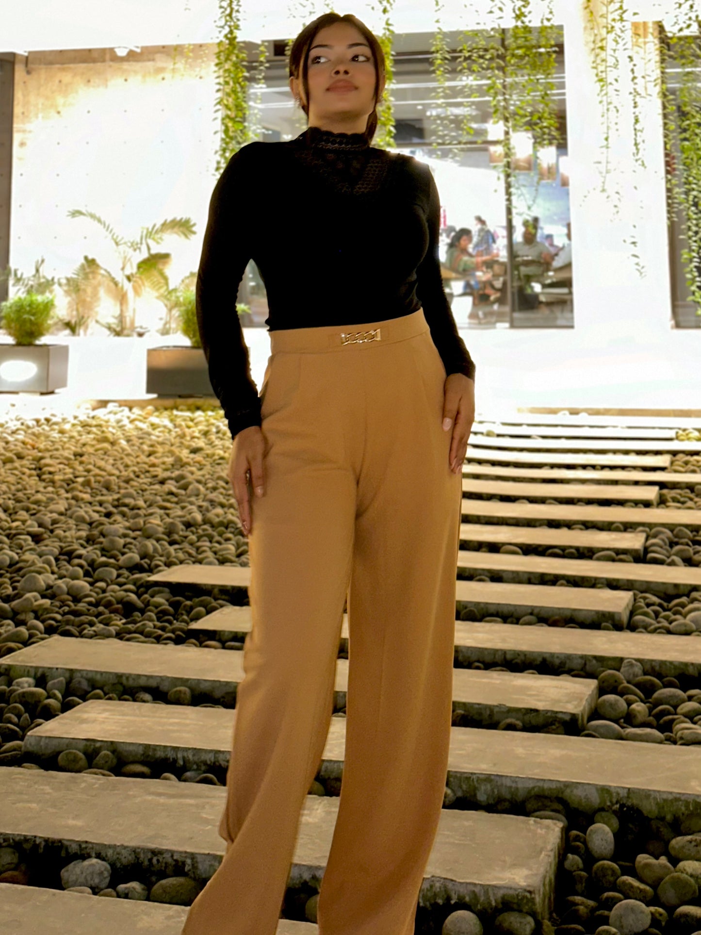 Bokless Straight cut Formal Pant || Ladies Formal Pant || Brown