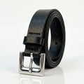 Ladies Square Buckle Belt in Black
