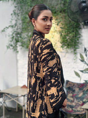 Best Short Kimono Black Gold Bangladesh – TrendyBuzz
