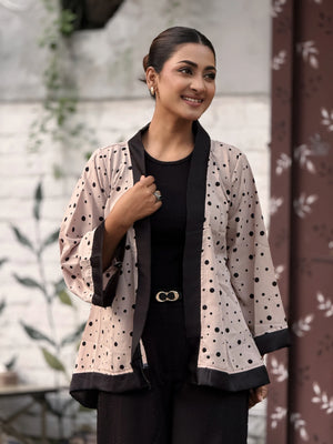 Short Kimono Polka Dot Print Women Bangladesh – TrendyBuzz