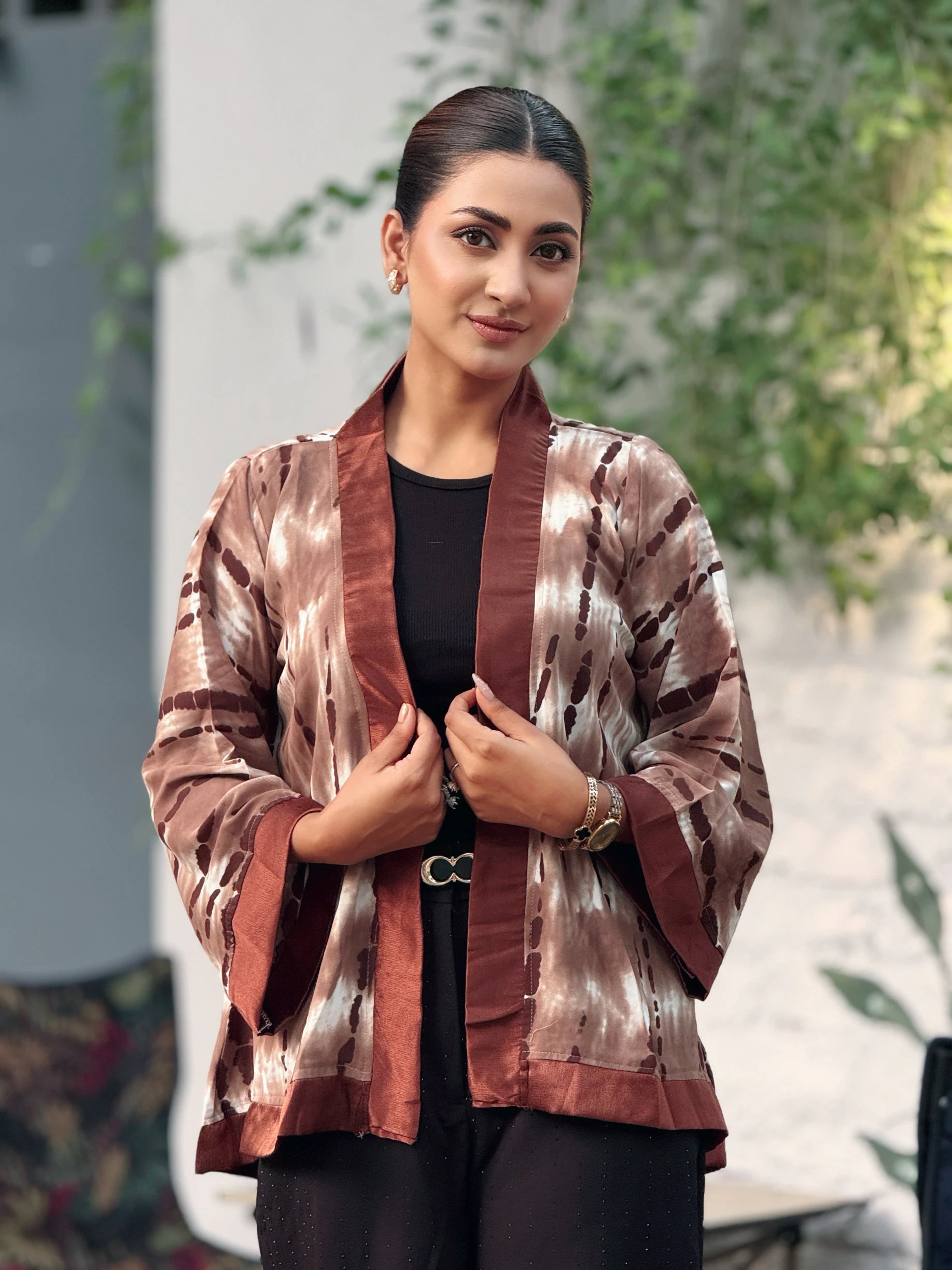 Best Short Kimono Shrug Sahara Print – TrendyBuzz Bangladesh