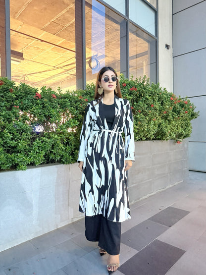 Ladies Long Shrug – Trendy Outerwear for Women || White Tiger