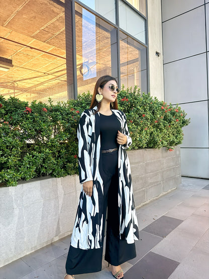 Ladies Long Shrug – Trendy Outerwear for Women || White Tiger