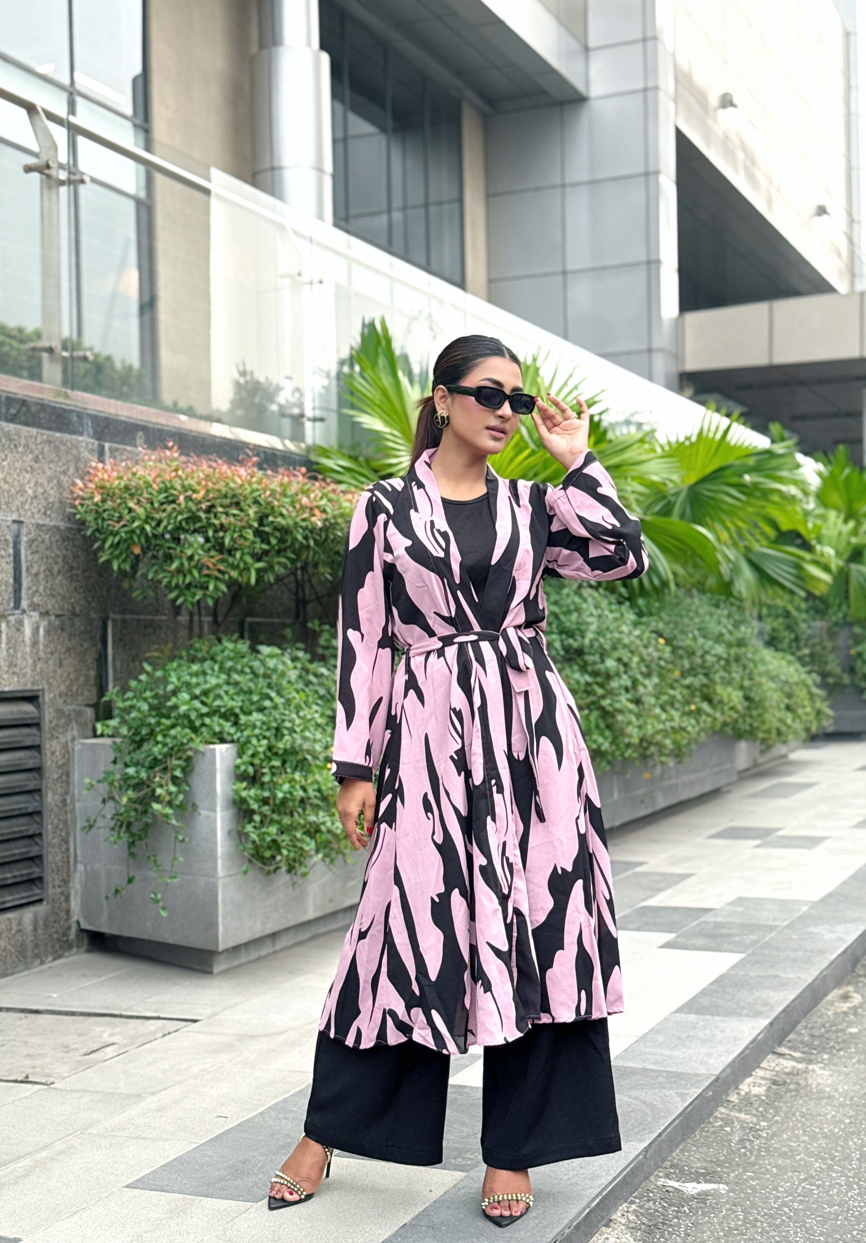 Ladies Long Shrug – Trendy Outerwear for Women || Pink Tiger