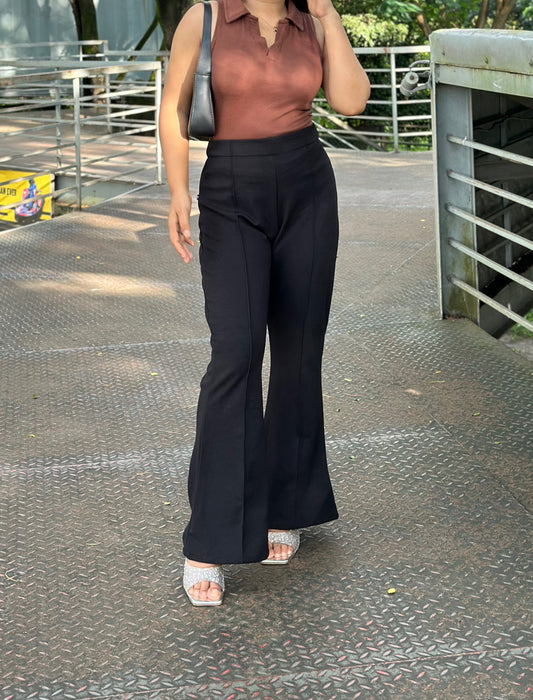 Flare Pants || Ladies Pant || Black