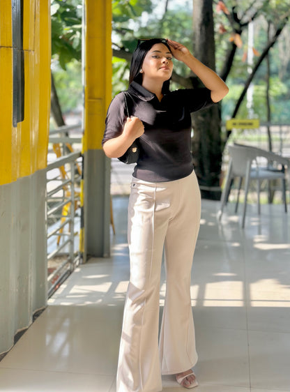 Women's Flared Pants || Ladies Flare Pant || Off-White