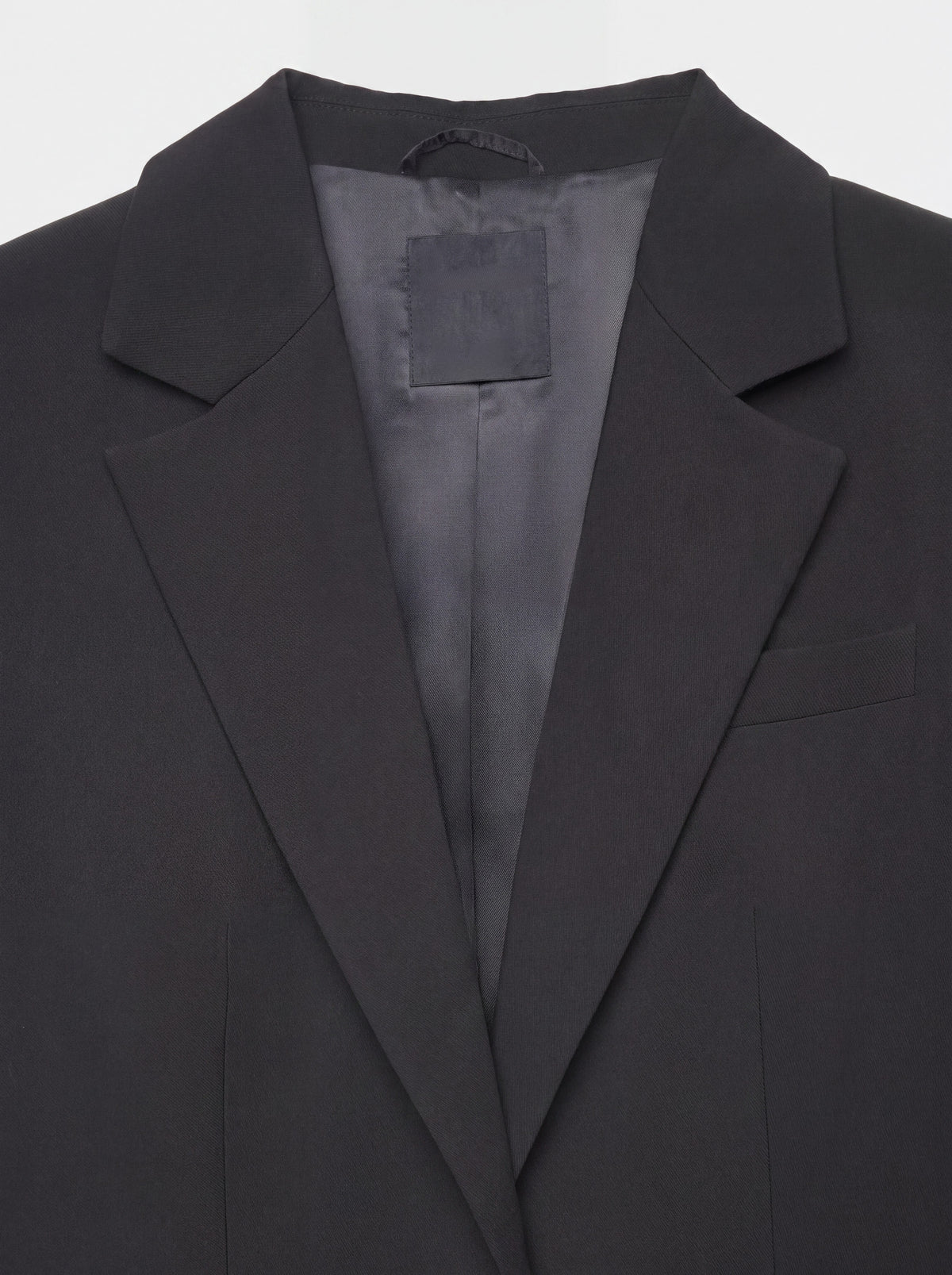 Premium black blazer with lace-attached sleeves for women. Trendy Buzz BD.